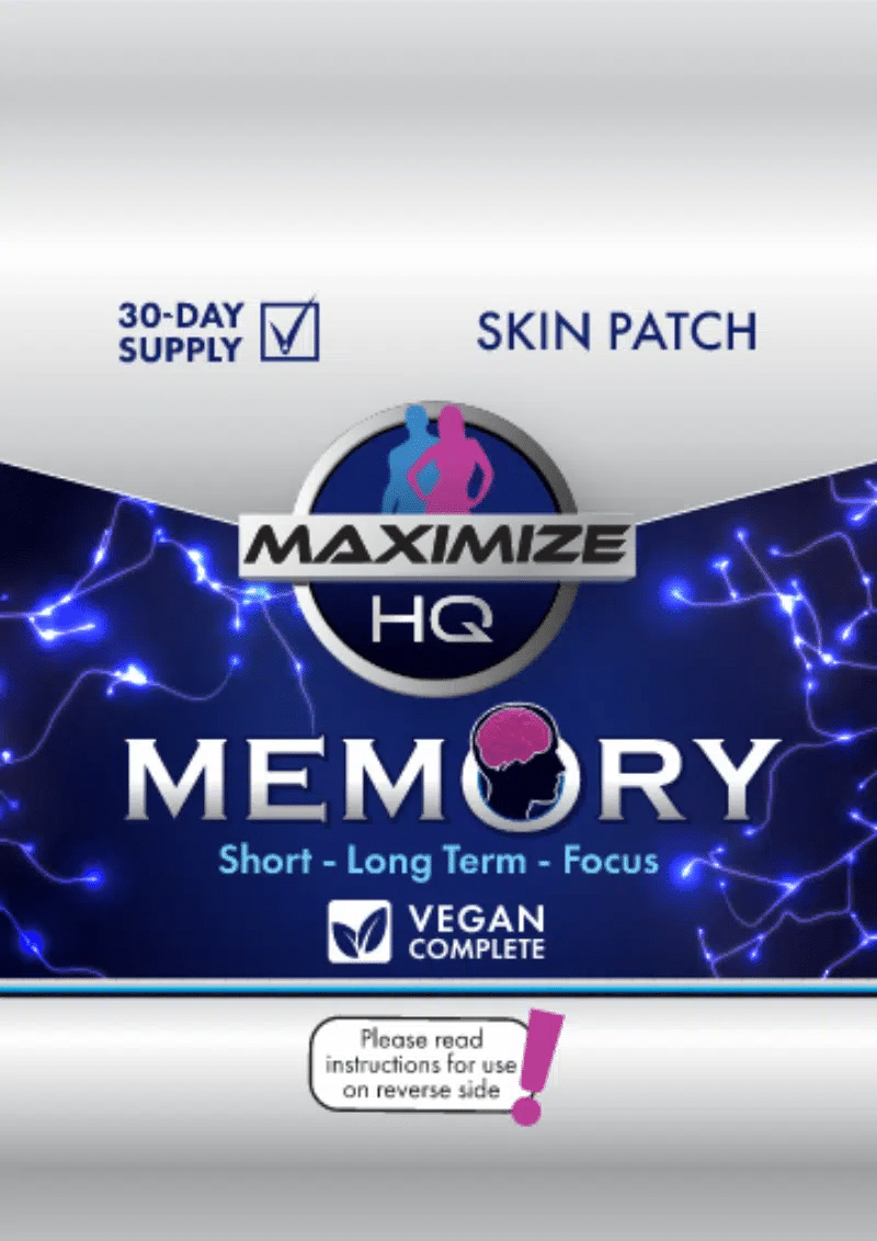 Memory Booster Transdermal Time-Release Patch from PeptideHQ