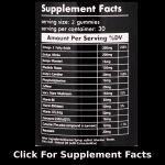 Brain Performance Supplement Facts