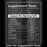 HGH Booster Supplement Facts