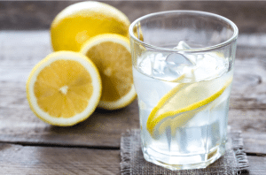 Lemon water, hydration