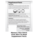 Memory supplement facts